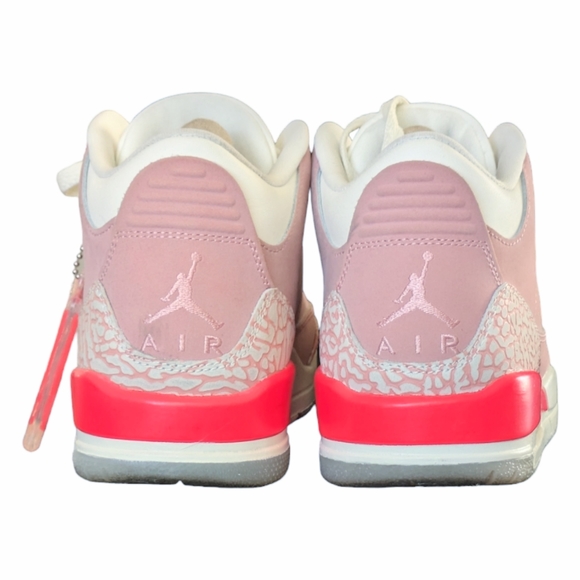 Nike Jordan 3 Retro Rust Pink CK9246-600 Women 6.5US w/ Box Tags Extra Laces - Picture 7 of 15